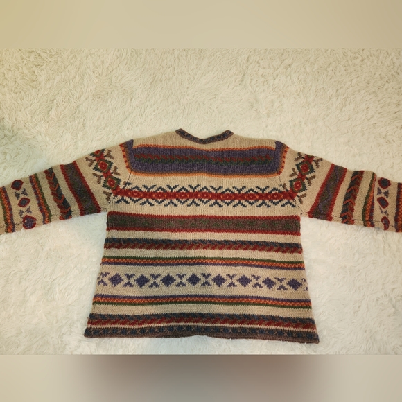 Vintage Paul Harris Designs Vintage Wool Cardigan Size XL. - Picture 9 of 9